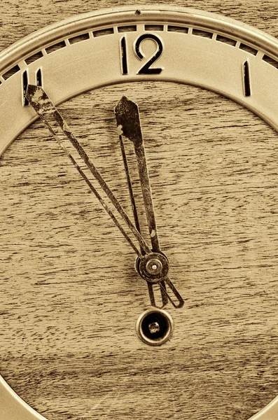 Stary zegar pełną klatkę — Zdjęcie stockowe