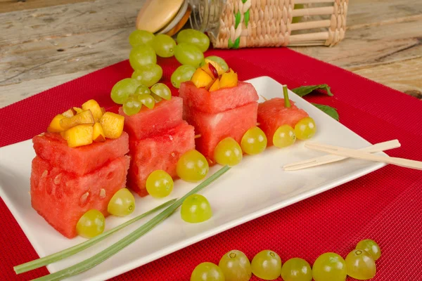 Watermelon dessert — Stock Photo, Image