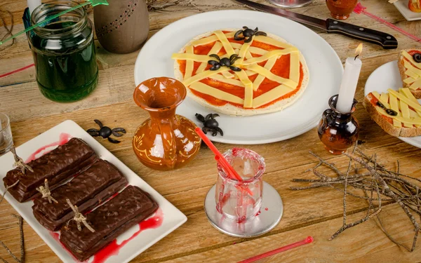 Halloween party food — Stock Photo, Image