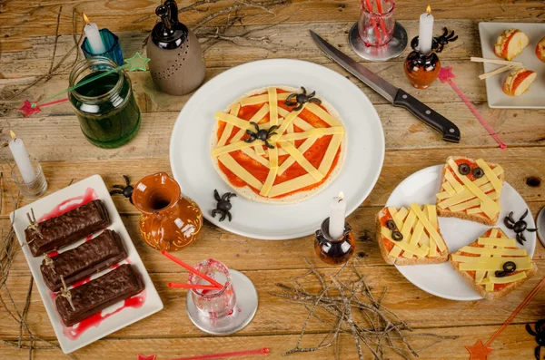 Comida de festa de Halloween — Fotografia de Stock