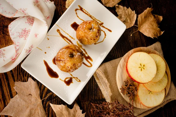 Manzanas al horno — Foto de Stock