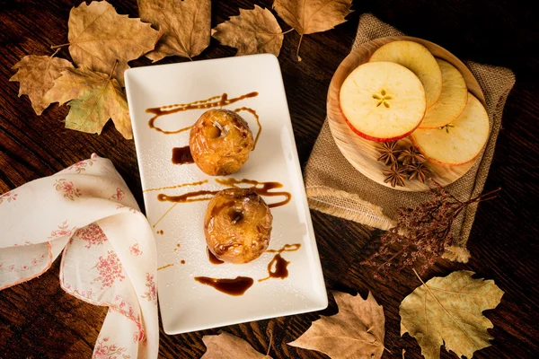 Manzanas al horno — Foto de Stock