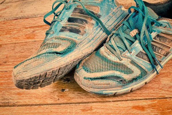 Battered sneakers — Stock Photo, Image