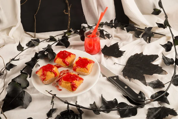 Comida de festa de Halloween — Fotografia de Stock