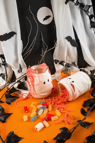 Żucia cukierki halloween — Zdjęcie stockowe