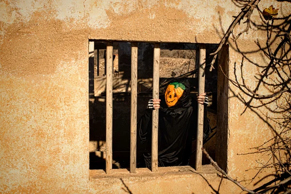 Halloween canavar içinde kilitli — Stok fotoğraf