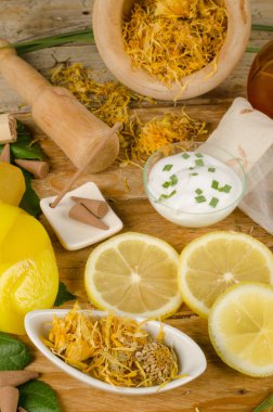 Doğal kozmetik natürmort