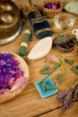 Doğal kozmetik natürmort