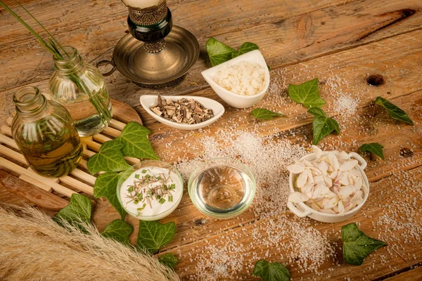 Ingredienti cosmetici naturali — Foto Stock