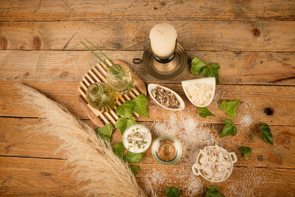 Inhaltsstoffe der Naturkosmetik — Stockfoto