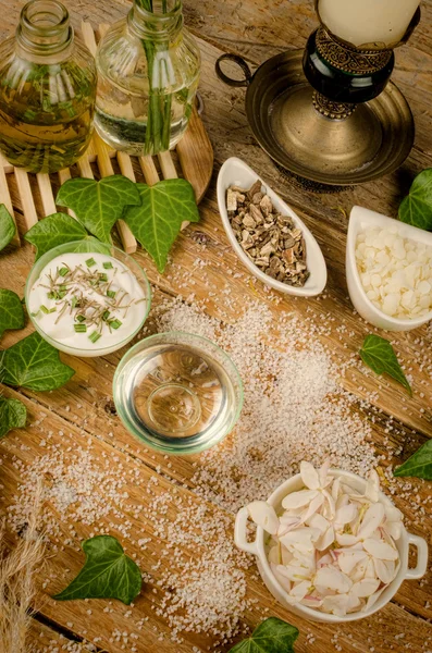 Ingredienti cosmetici naturali — Foto Stock