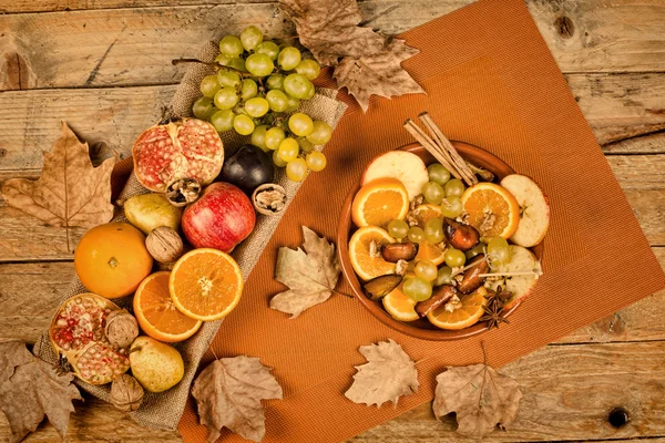 Hösten frukt stilleben — Stockfoto