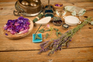 Doğal kozmetik natürmort