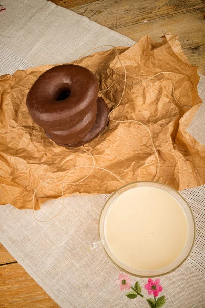 Chocolate dougnuts — Stock Photo, Image