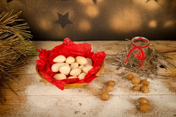 アーモンドのクリスマス菓子 — ストック写真