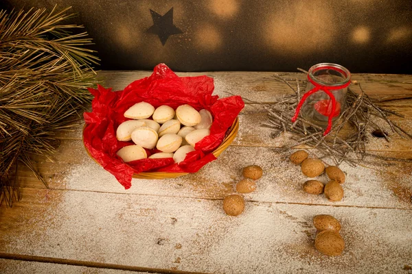 Mandorle dolci di Natale — Foto Stock