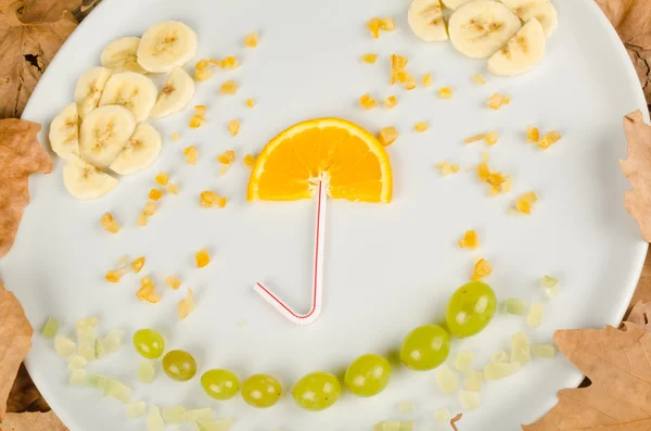 Insalata di frutta d'autunno — Foto Stock