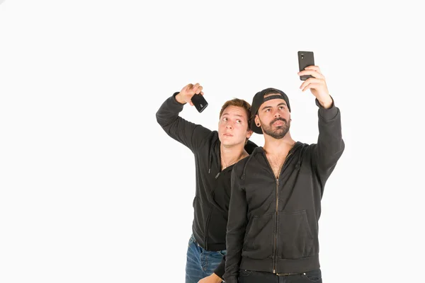 Diversão selfie — Fotografia de Stock
