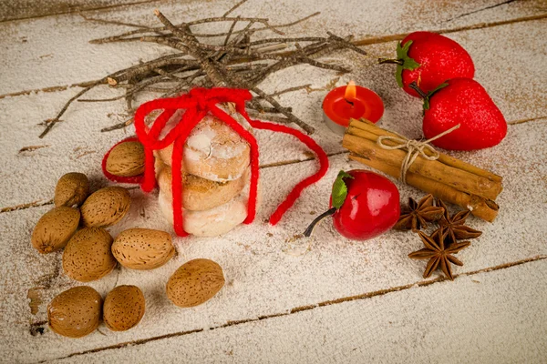 Dulces tradicionales de Navidad españoles — Foto de Stock