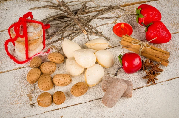 Traditional Spanish Christmas sweets — Stock Photo, Image