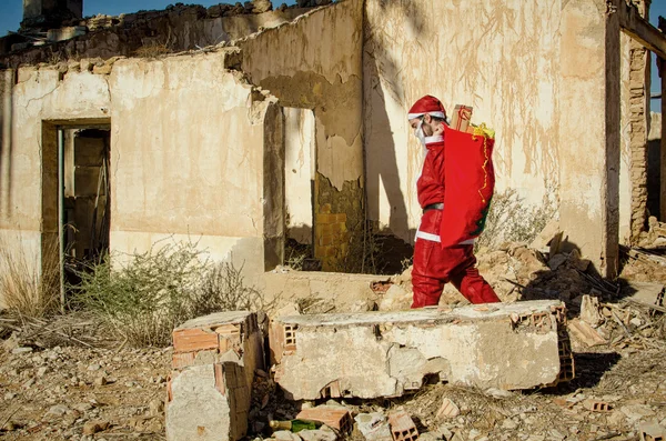 Cansado Pai Natal — Fotografia de Stock