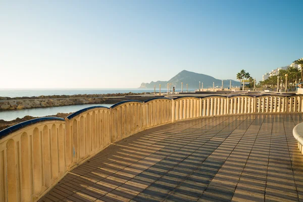 Altea promenade — Stockfoto