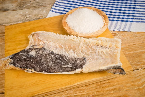 Salt preserved cod — Stock Photo, Image