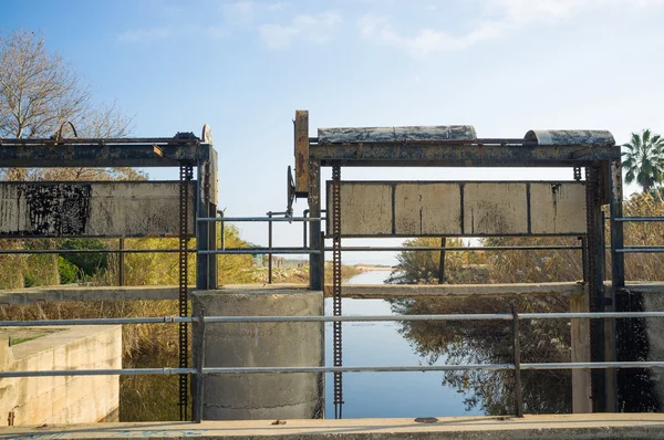 Sluicegate — Stockfoto