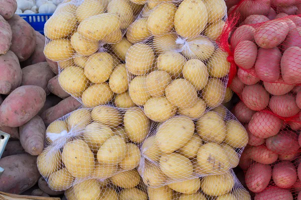 Assorted types of potatoes — Stock Photo, Image