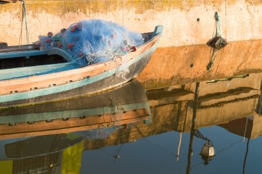 Ağlar Balık tutma ile tekne