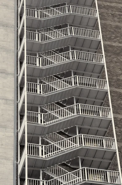 Escada de fuga de incêndio — Fotografia de Stock