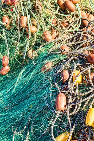 Heap of fishing nets — Stock Photo, Image