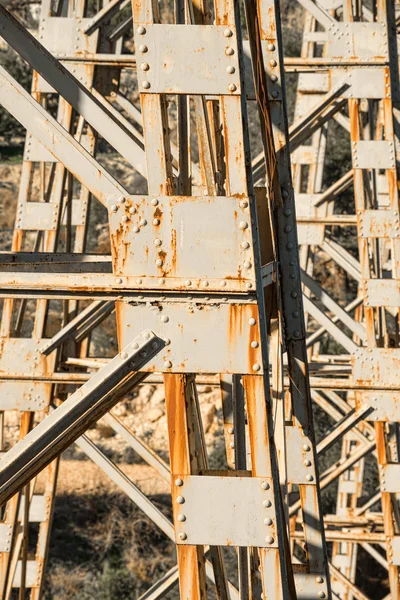Strukturera av en järnväg överbryggar — Stockfoto