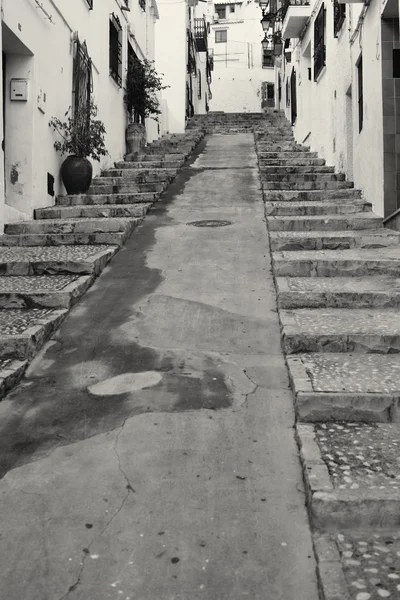 Dar eski kasaba sokağı — Stok fotoğraf