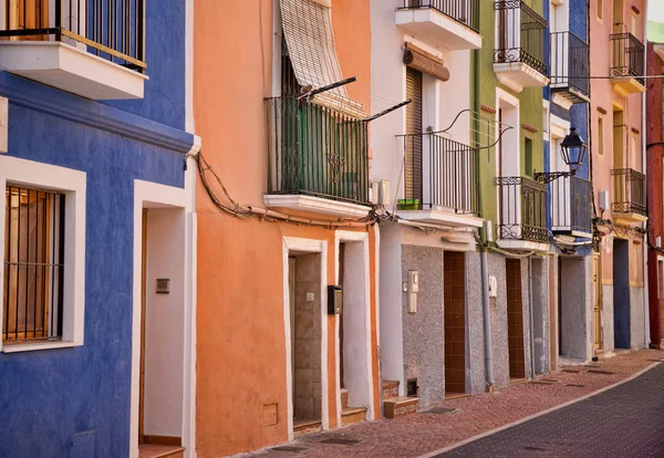 Antigua fachada mediterránea — Foto de Stock