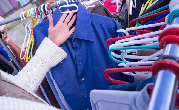 Second hand clothes — Stock Photo, Image