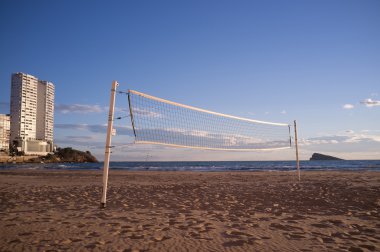plaj voleybolu net