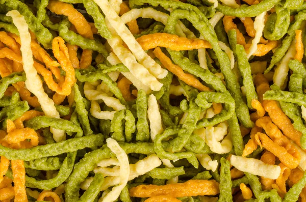 Colorful spaetzle noodles — Stock Photo, Image