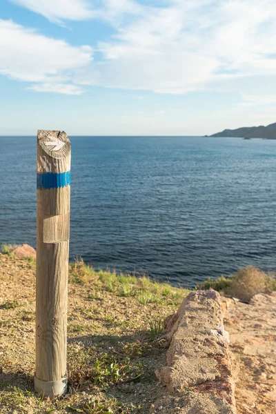 Guida escursionistica in legno — Foto Stock