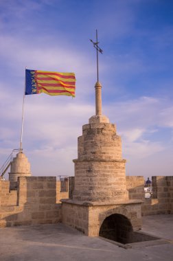 Serrano kule Valencia bayrağı