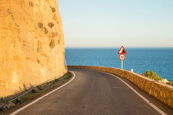 Smalle kustweg — Stockfoto