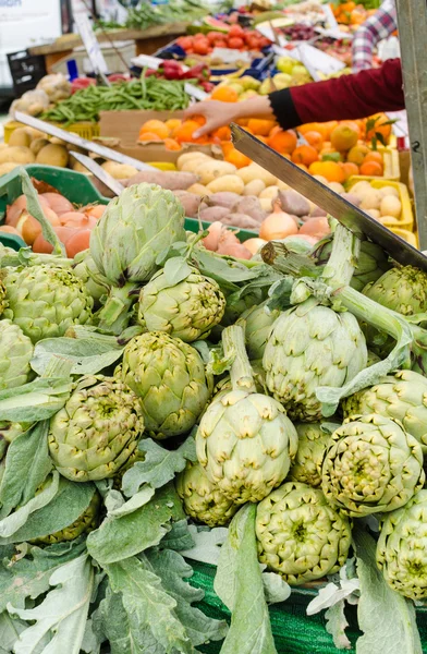 Street market stall — Stock Photo, Image