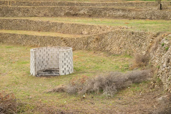 Quemador de residuos agrícolas — Foto de Stock