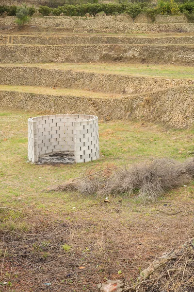 Quemador de residuos agrícolas — Foto de Stock