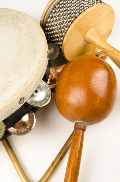 Pequenos instrumentos de percussão — Fotografia de Stock