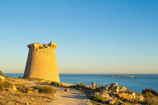 Vecchia torre di avvistamento costiera — Foto Stock