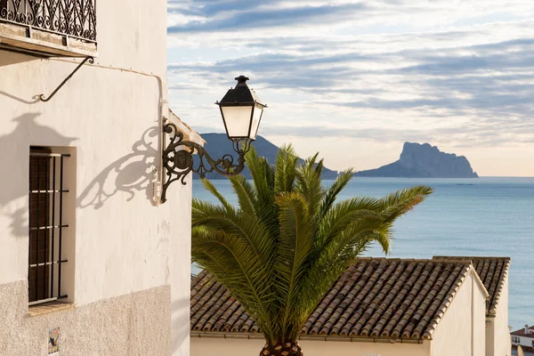 Altea città vecchia vista — Foto Stock