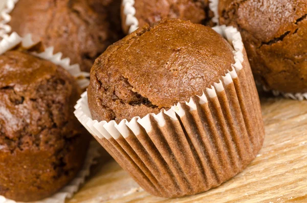 Hemgjord choklad muffins — Stockfoto