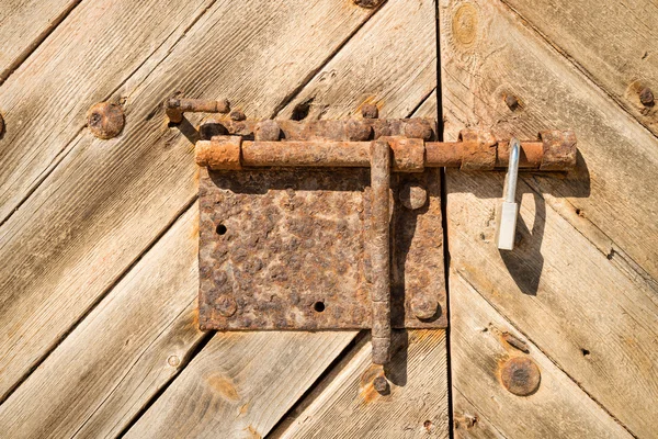 Bolted door — Stock Photo, Image