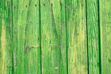 Yeşil ahşap plakalar